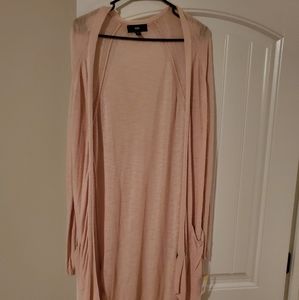 Pink Duster Cardigan